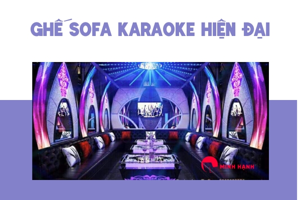 ghế sofa karaoke - ghế sofa hiện đại